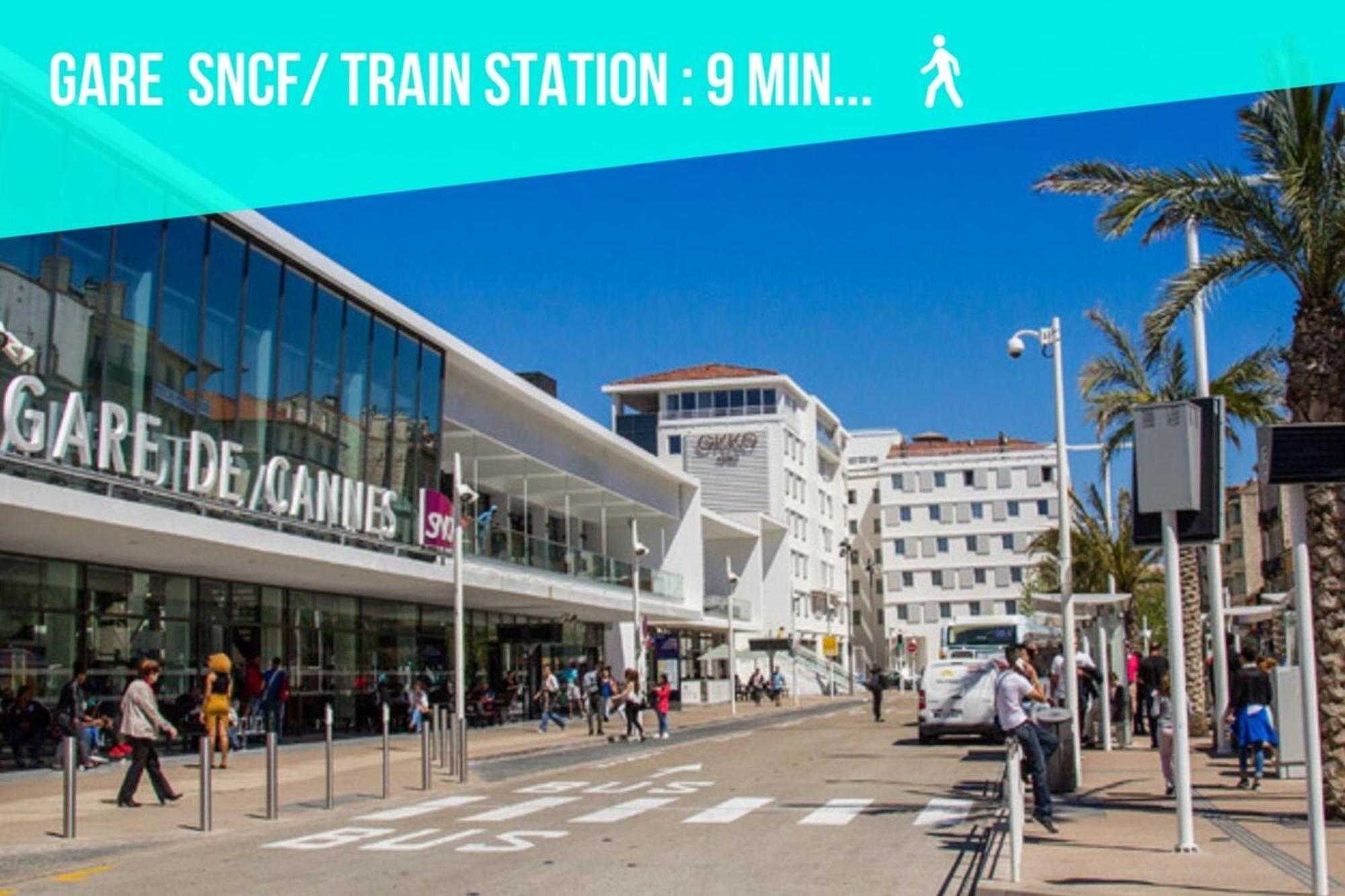 Les Sorbiers - Centre Ville - Spacieux & Climatisation คานส์ ภายนอก รูปภาพ